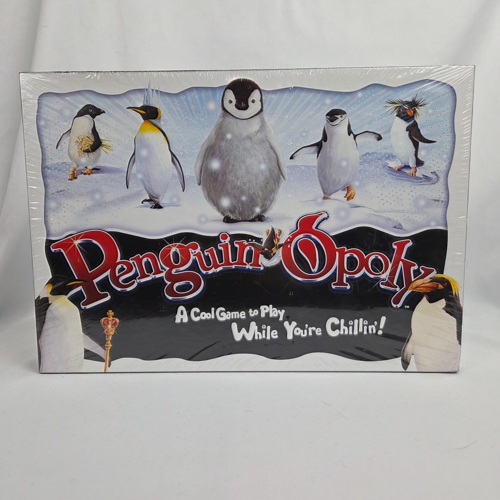 New Sealed Penguin-Opoly Board Game Made by  Late for‎ the Sky